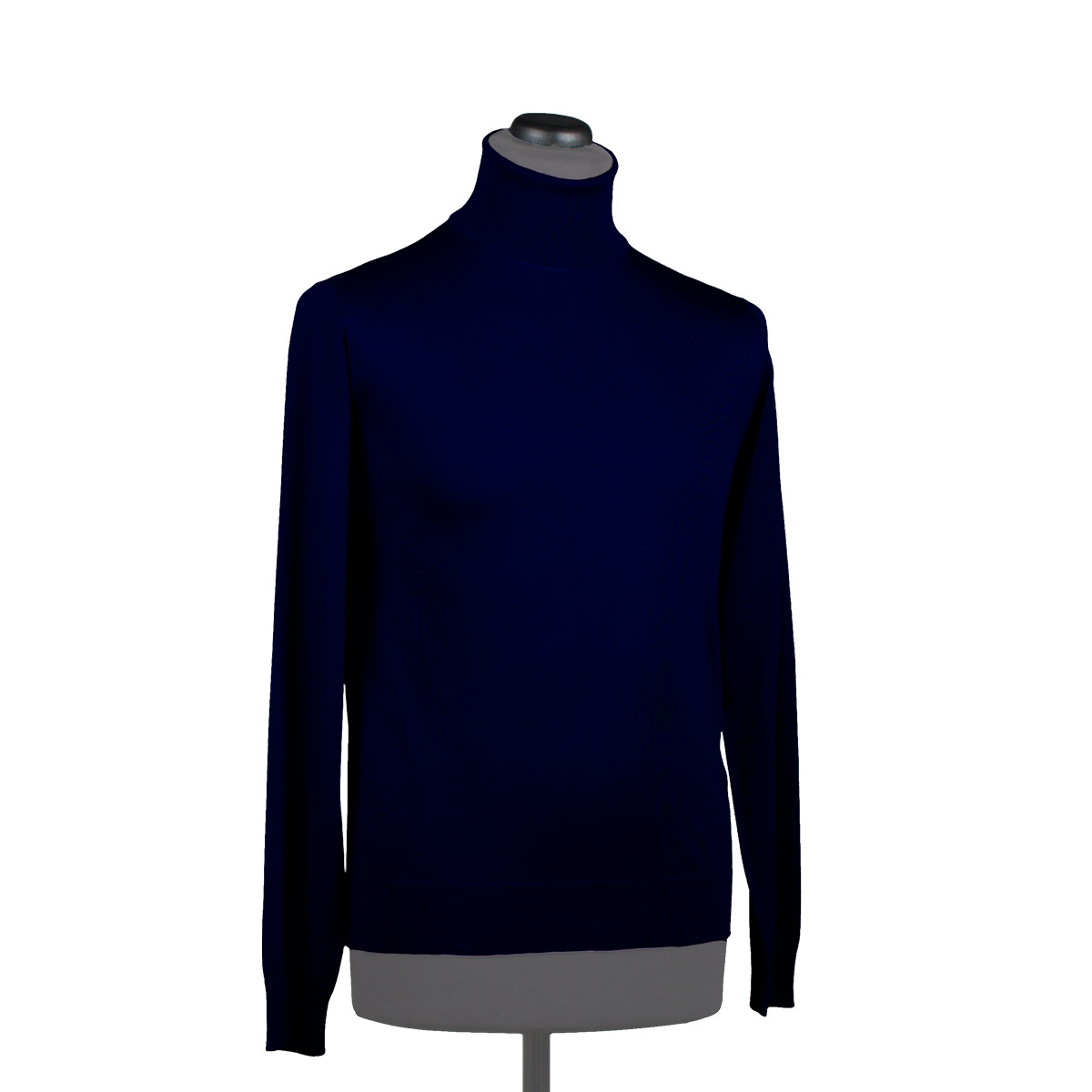 navy blue long sleeve turtleneck